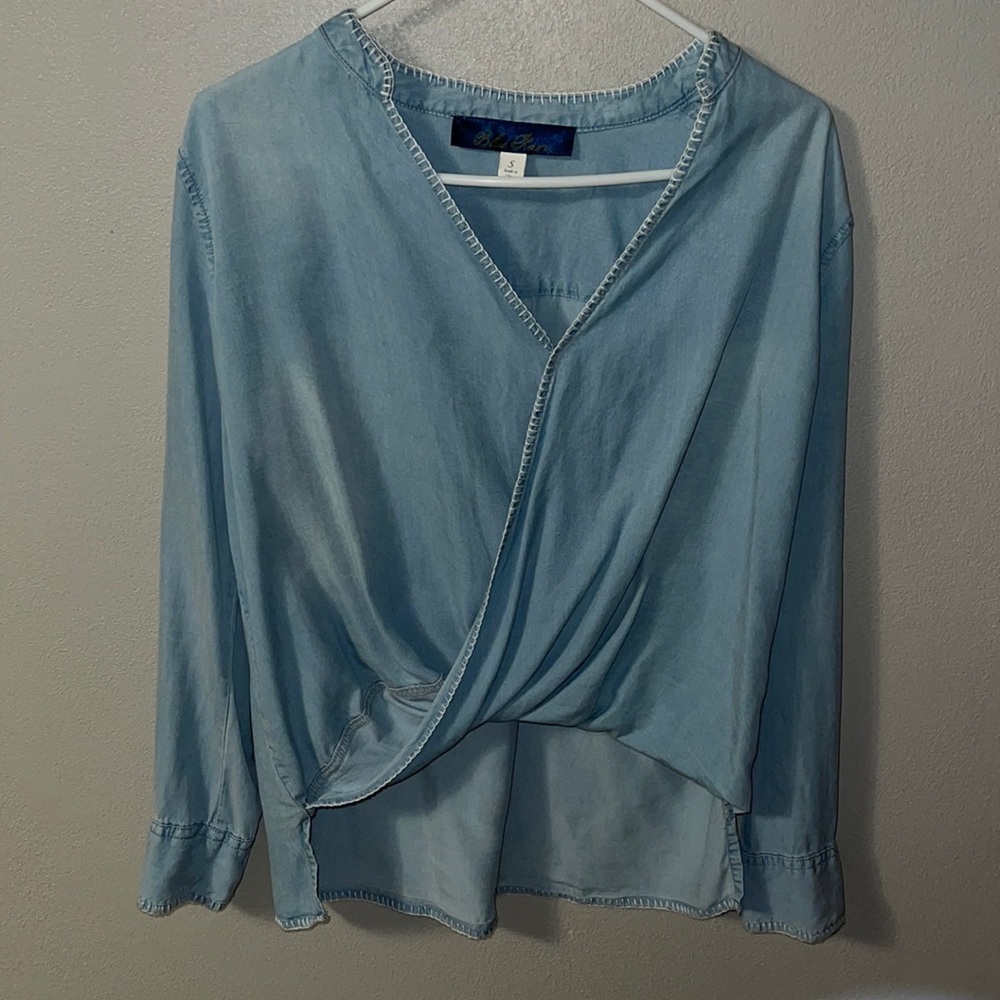 Denim blouse